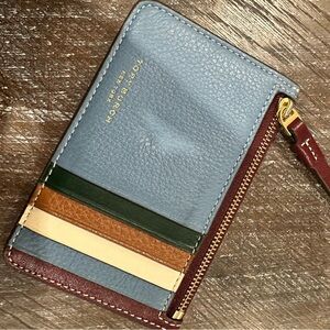 Tory Burch Multicolor Leather Card Holder